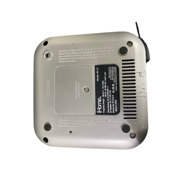 iHome iPL10 Lightning Dock Clock Radio - Picture 4 of 4